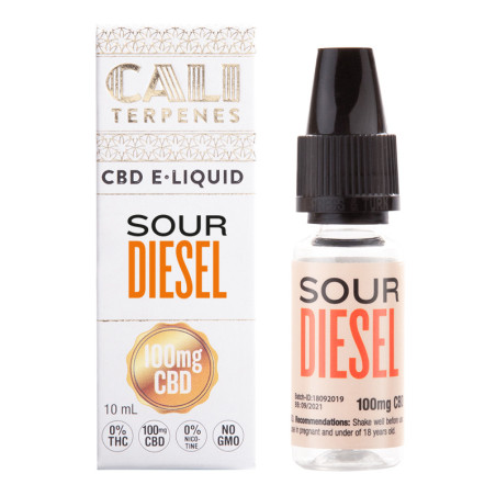 E-Liquid Sour Diesel 100MG CBD - Cali Terpenes